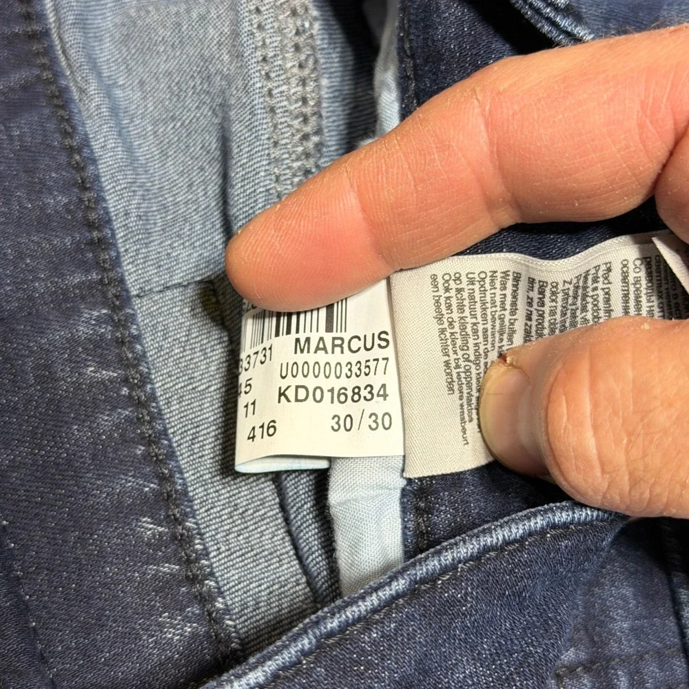 Mavi Marcus Slim Straight Leg Jeans Mens 30x28.5 Dark Wash‎ Denim Blue
